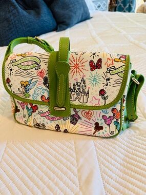 Dooney & Bourke Disney Sketch 10th Anniversary Flap Crossbody Bag